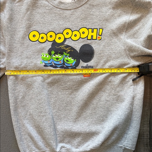 Kids Toy Story Alien Graphic Crewneck Sweater - Disney Parks Exclusive -youth XL - Picture 6 of 7